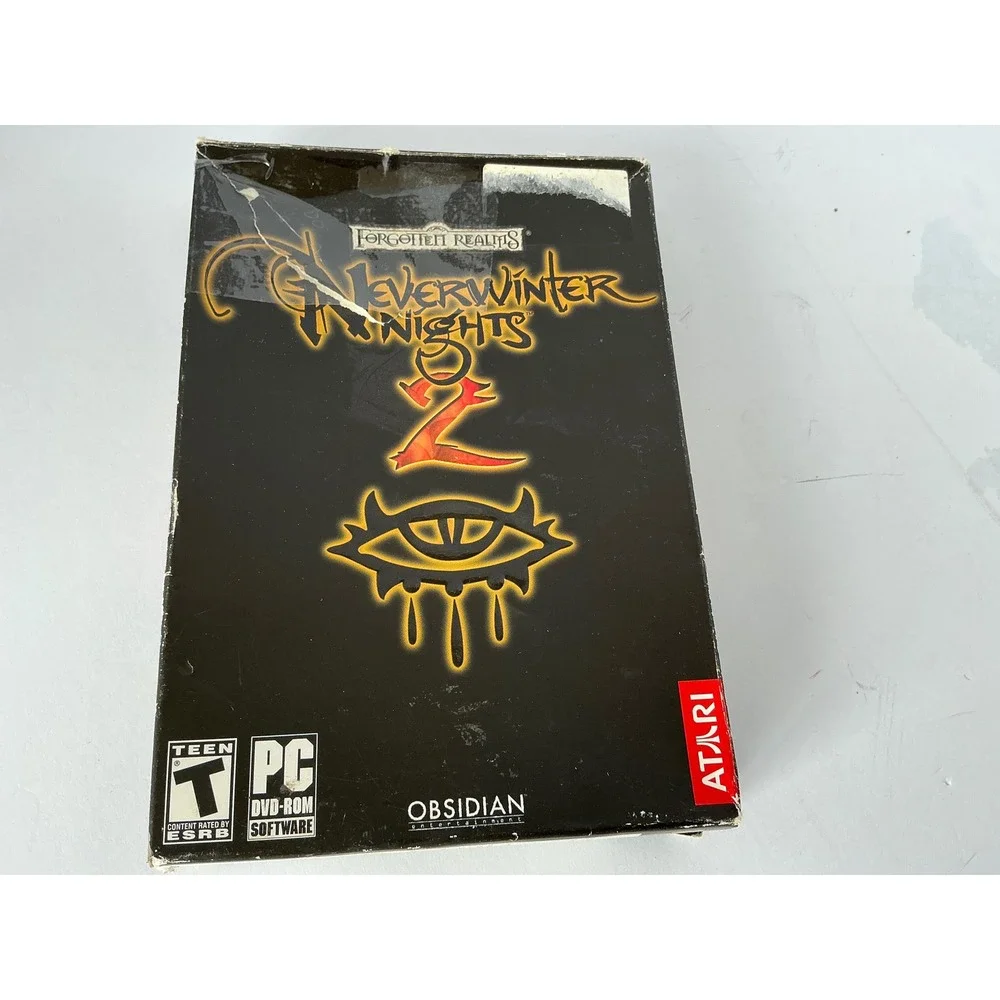 Atari Neverwinter Nights‎ 2 PC Game RPG Forgotten Realms D&D Multi-Disc Set